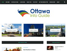 Tablet Screenshot of ottawa-information-guide.com